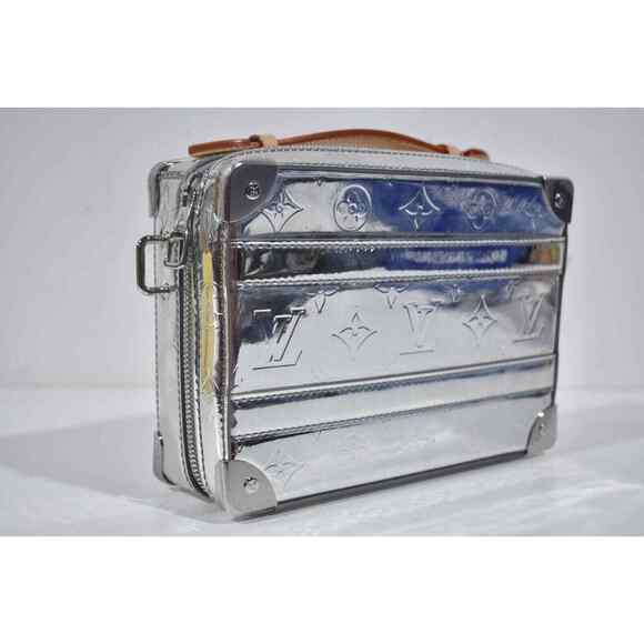 Louis Vuitton Mirror Silver Handle Trunk Virgil Monogram Shoulder Crossbody Bag - Picture 4 of 12